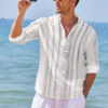 Fifth U Men Printed Thread Work Kurta