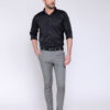 FILO HEVIS Classic Spread Collar Satin Formal Shirt