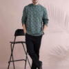 FILORI STUDIO Ethnic Motifs Printed Mandarin Collar Cotton Kurta
