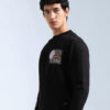 Flying Machine Men Relaxed Fit Graphic Printed Round Neck Long Sleeve Sweatshirt