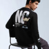 Flying Machine Men Relaxed Fit Graphic Printed Round Neck Long Sleeve Sweatshirt