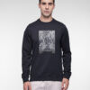 French Connection Graphic Printed Pullover Sweatshirt