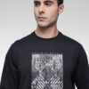French Connection Graphic Printed Pullover Sweatshirt