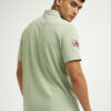glitchez Men Polo Collar Applique T-shirt