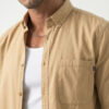 glitchez Overdyed Button-Down Collar Casual Shirt
