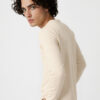 glitchez Typography Print Henley Neck T-shirt