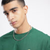 glitchez Typography Printed Oversized Fit T-shirt