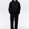 H&M Men Black Relaxed Fit Hoodie