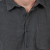 HERE&NOW Grey Slim Fit Textured Opaque Casual Shirt
