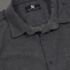 HERE&NOW Grey Slim Fit Textured Opaque Casual Shirt