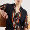 HERE&NOW Men Slim Fit Striped Casual Shirt