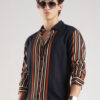 HERE&NOW Men Slim Fit Striped Casual Shirt