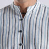 HERE&NOW Men Striped Festive Cotton Straight Kurta