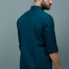 HERE&NOW Men Teal Slim Fit Cotton Casual Shirt
