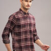 HERE&NOW Tartan Checks Cotton Flannel Casual Shirt