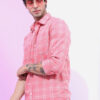 HIGHLANDER Men Checked Slim Fit Casual Shirt