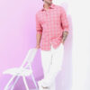 HIGHLANDER Men Checked Slim Fit Casual Shirt