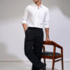 HIGHLANDER Men Dobby Textured Checked Casual Shirt