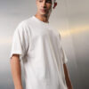 HIGHLANDER Men Graphic Printed Round Neck Drop-Shoulder Oversized T-shirt