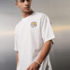 HIGHLANDER Men Graphic Printed Round Neck Drop-Shoulder Oversized T-shirt