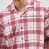 HIGHLANDER Men Relaxed Fit Checked Cuban Collar Cotton Casual Shirt