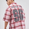 HIGHLANDER Men Relaxed Fit Checked Cuban Collar Cotton Casual Shirt