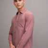HIGHLANDER Men Satin Slim Fit Shirt