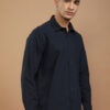 HIGHLANDER Men Slim Fit Opaque Solid Cotton Casual Shirt