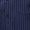 HIGHLANDER Men Vertical Stripes Cutaway Collar Chest Pocket Casual Shirt