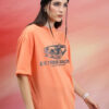 HIGHLANDER Unisex Oversized Graphic Printed Drop-Shoulder Sleeves Casual T-shirt