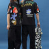 HIGHLANDER Unisex Typography Printed Drop-Shoulder Sleeves Oversized T-shirt