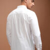 Highlander White Slim Fit Casual Shirt