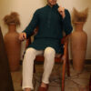 House of Pataudi Ethnic Motifs Embroidered Straight Kurta