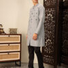 House of Pataudi Floral Embroidered Jashn Straight Kurta