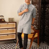 House of Pataudi Floral Embroidered Jashn Straight Kurta
