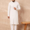 House of Pataudi Men Embroidered Straight Kurta