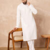 House of Pataudi Men Embroidered Straight Kurta