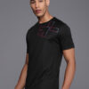 HRX by Hrithik Roshan Men Geometric Placement Print Rapid-Dry Training T-shirt