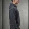 HRX by Hrithik Roshan Men Overdyed Acid Wash Hooded Sweatshirt