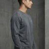 HRX by Hrithik Roshan Men Round Neck Overdyed Acid Wash Sweatshirt