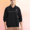 HRX by Hrithik Roshan Polo Collar Paneled Sweatshirt