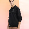 HRX by Hrithik Roshan Polo Collar Paneled Sweatshirt