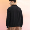 HRX by Hrithik Roshan Polo Collar Paneled Sweatshirt