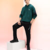 HRX by Hrithik Roshan Striped Hooded Sweatshirt