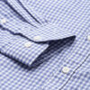 INVICTUS Men Easy Care Blue & White Checked Formal Slim Fit Shirt