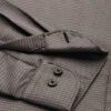 INVICTUS Men Easy Care Grey & Black Self Design Formal Shirt