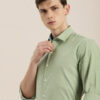 INVICTUS Men Green Slim Fit Formal Shirt