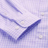 INVICTUS Men Purple & White Slim Fit Checked Sustainable Formal Shirt