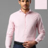 INVICTUS Pink Printed Slim Formal Shirt