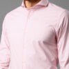INVICTUS Pink Printed Slim Formal Shirt